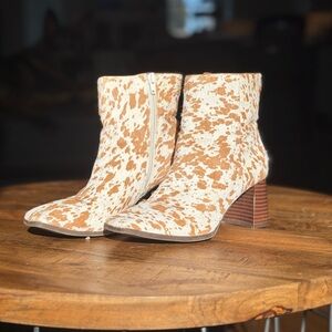 ❤️SOLD❤️ INC Calf Hair Ankle Boot